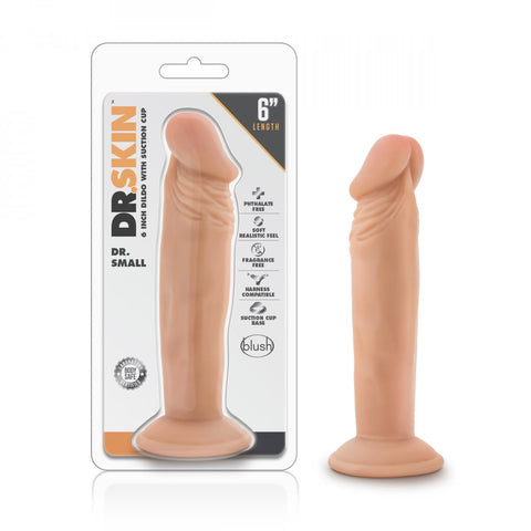 Dr. Skin - Dr. Small Dildo With Suction Cup (15.5cm)