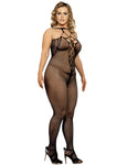 Open Back and front Bodystocking