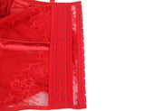 Elegant red Lace Garter Lingerie
